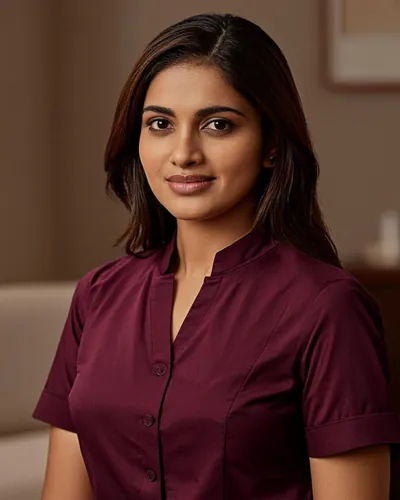 Photo of Kavya, 26 year old body to body massage therapist specializing in B2B and Full Body at NuruNest Kukatpally