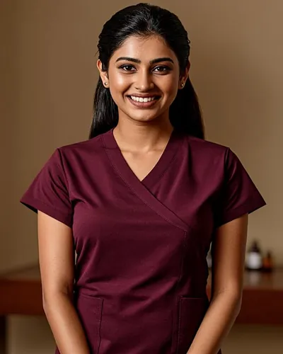 Photo of Laxmi, 22 year old F2M massage therapist at NuruNest Jubilee Hills