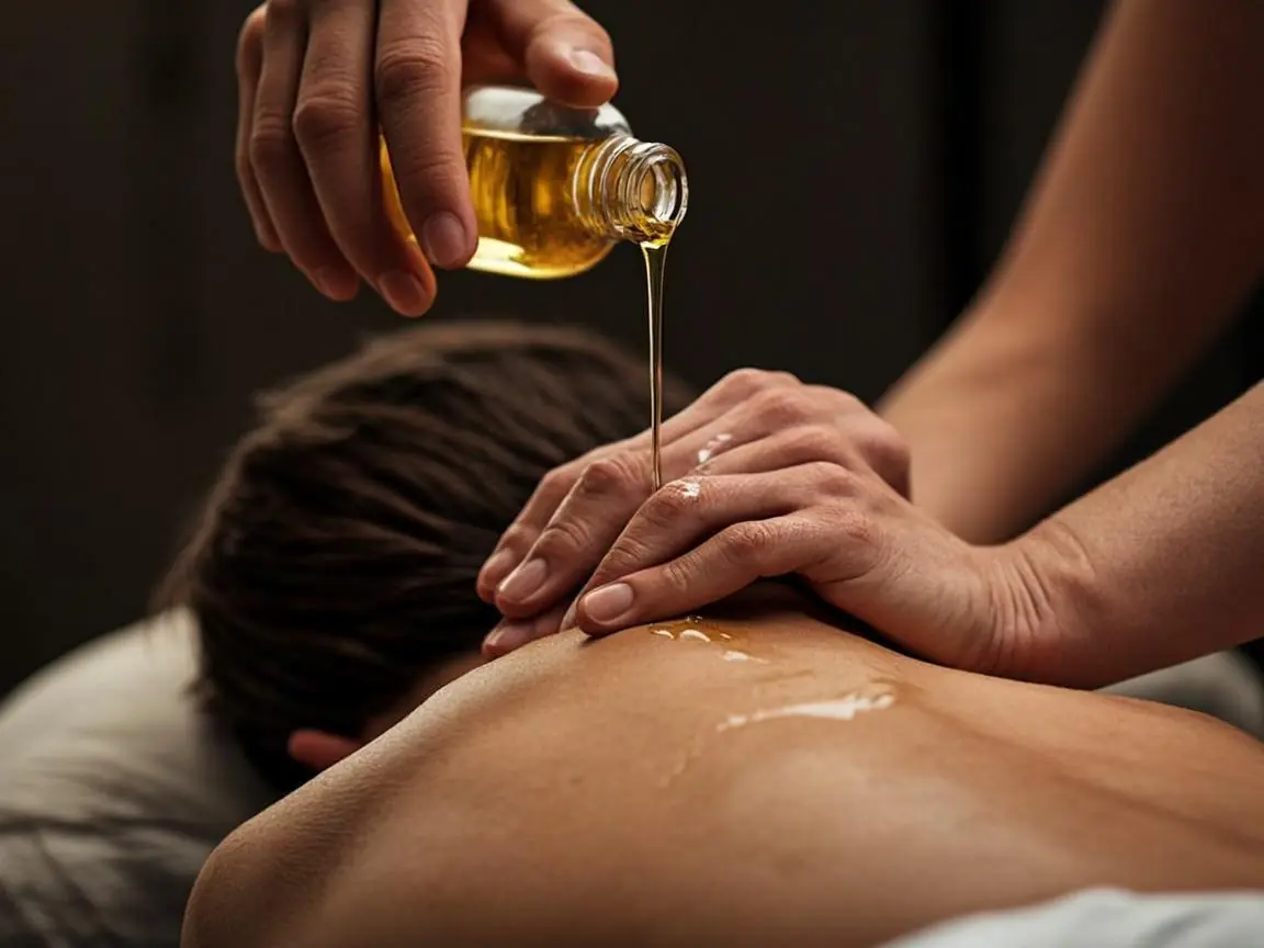 Professional Full Body Massage session at NuruNest Hyderabad