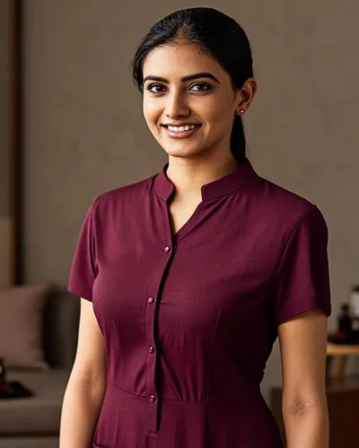 Photo of Meera, 24 year old massage therapist specializing in Swedish and Aromatherapy at NuruNest Ameerpet