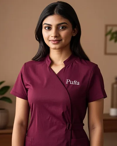 Photo of Pooja, 25 year old massage therapist specializing in Deep Tissue and Full Night Spa at NuruNest Kondapur